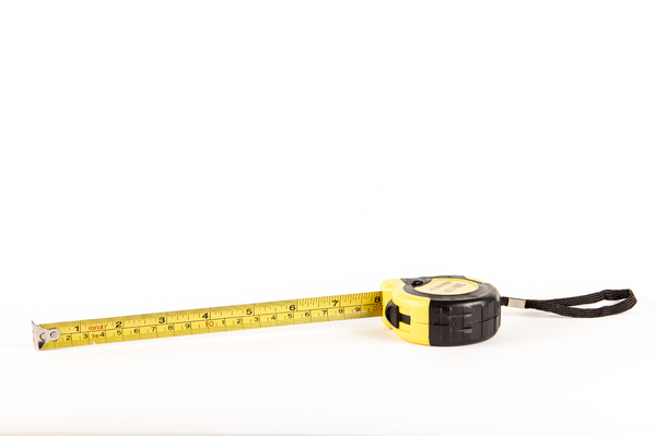 Measuring Tape: Black and Yellow Measuring tape