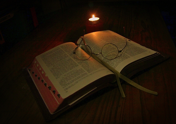 Candle Light Reading: Reading in Candle Light