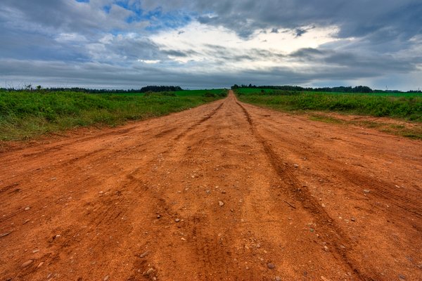 PEI Country Road - HDR: 