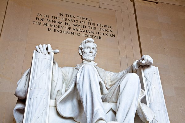Lincoln Memorial: Lincoln Memorial in Washington DC, USA.