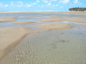 crystal water: photo taken in Mozambique