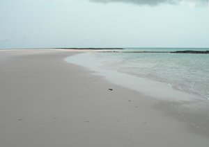 empty beach 1: photo taken in Mozambique