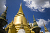 Spires of Bangkok: Spires of the Buddhist temple at The Grand Palace, Bangkok