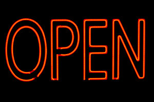 OPEN!: Neon open sign at a bar in TorontoPlease let me know if you are able to use my pictures for something.Even if it's something small --I would be absolutely thrilled to know if they came in useful for anyone!