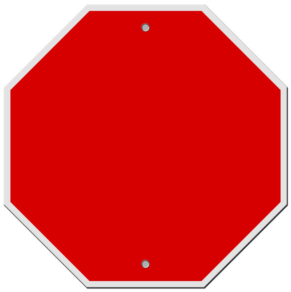 Blank Signs 1: Stop & Caution