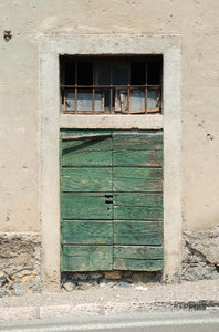 Old door and window: Old door and window
