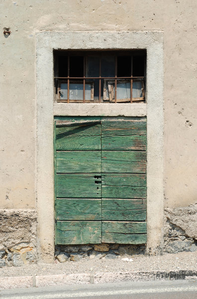 Old door and window: Old door and window