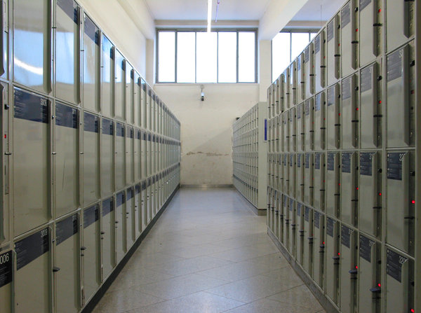 Lockers: Lockers at Munich central station.