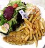 Fisch-N-Chip-Salat: 