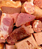meat snacks: ready to eat bite-sized variety of meat pieces