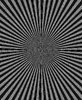 black & white motion target: target image radiating out
