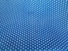 bubble blue1: large  roll of firm blue bubble plastic