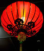 1 Chinese lantern: Chinese fabric round lantern