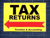 taxation optimism2: sign offering professional help to get something back from the taxation office/inland revenue