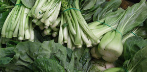 fresh veggies: Chinese fresh vegetables