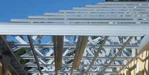 steel roofing frame: steel roofing frame