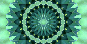 green leaf mandala: abstract backgrounds, textures, patterns, geometric patterns, kaleidoscopic patterns, circles, shapes and  perspectives from altering and manipulating images