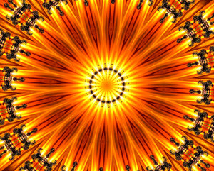 radiating starsun: abstract backgrounds, textures, patterns, geometric patterns, kaleidoscopic patterns, circles, shapes and  perspectives from altering and manipulating image