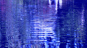 blaue Wellen Reflexionen: 