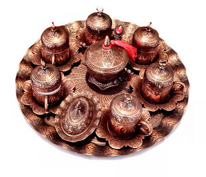 Turkish tea service3: tea drinking service items