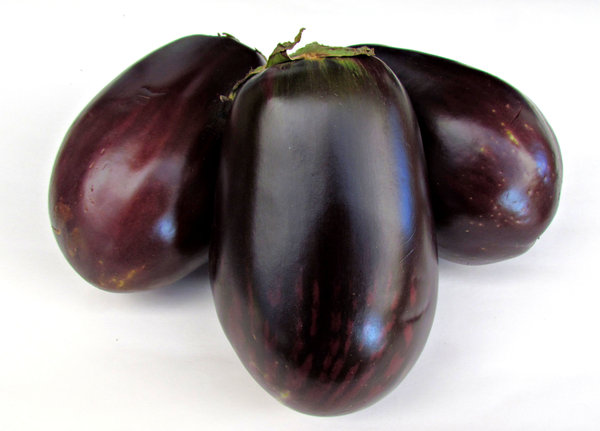 eggplant: various eggplants or aubergines