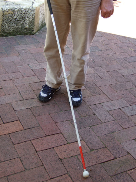 visual aid 1: folding aid stick for the blind