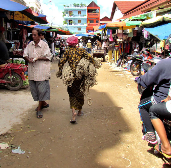 local market1: local Cambodian general market