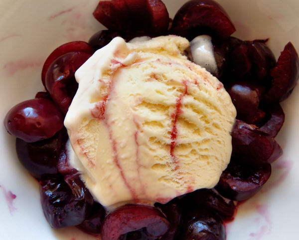 cherries & icecream1: cherries & icecream