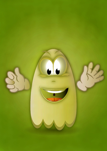 Funny Ghost - Green: Funny Ghost - Green
