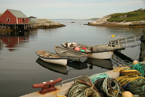 Fishing Village: Peggy's Cove, Nova Scotia, Canada