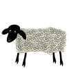 Cute Sheep: Cute cartoon sheep.