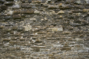 Abbey Detail: Wall detail, Sawley Abbey, Lancashire.