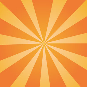 Orange Sunburst: Orange sunburst background texture.  Autumn theme.