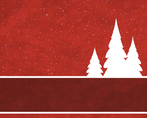Christmas Tree Banner 2: Abstract Christmas tree banner