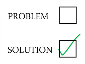 Solution 2: Solution selection with green tick in tick-box.