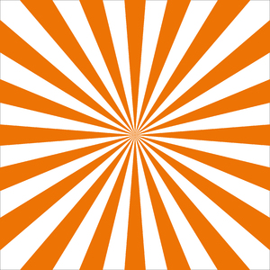 Orange Sunburst: A brightly coloured sunburst background icon.