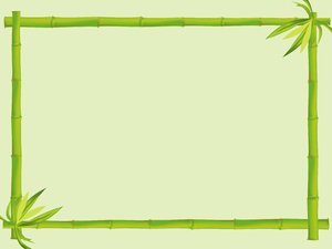 Bamboo Border 3: A bamboo border with lots of copy space.