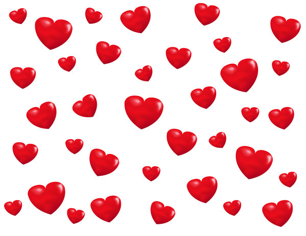 Valentine Background: Valentine hearts background.