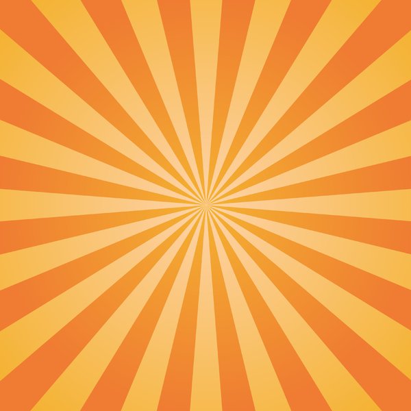 Orange Sunburst 2: Orange Sunburst background texture.  Autumn theme.