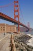 Golden Gate (4): originally taken on Ektachrome 100 slide film (Minolta XD5) in 04/1991.Now undergone (consumer-professional) scanning at schlecker.de 
