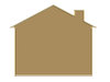 House 1: House symbol with a metal effect. Could represent not just housing, but families, investment, etc.