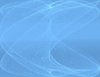 White Swirls on Blue: A swirly white gossamer on blue background, fill or texture suitable for many projects.