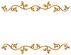 Golden Vine Border 2: An ornate golden frame or border on a white background. Perhaps you would prefer this: http://www.rgbstock.com/photo/nvi0UW8/Golden+Ornate+Border+2  or this:  http://www.rgbstock.com/photo/nWmCL5i/Golden+Leaf+Border
