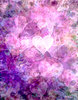 Dreamy Hearts: A beautiful dreamy abstract of hearts and flowers in shades of pink and purple. Looks better in the large version.
