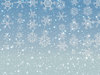 Stars Snowflakes Background 4: Sparkly stars and snowflakes on a coloured background. Great Christmas atmosphere.