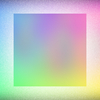 Frosty 2: A frosted background, border or frame in pastel rainbow colours.
