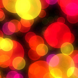 Bokeh 4: Bokeh, or blurred background lights. Suitable for a background, Christmas greetings, holiday greetings, texture, or fill.