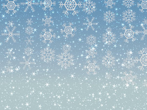 Stars Snowflakes Background 4: Sparkly stars and snowflakes on a coloured background. Great Christmas atmosphere.