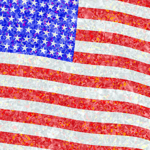 Fourth of July 2: A graphic representing celebrations for Independence Day or Fourth of July in the USA. Stars and stripes with a celebratory feeling.