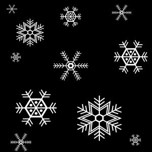 Snowflake Design Background 2: A black and white snowflake design. This tiles well. You may prefer:  http://www.rgbstock.com/photo/2dyVRmp/Snowflake+Design+Background  or:  http://www.rgbstock.com/photo/nPLQVKW/Sparkles+and+Snowflakes+4